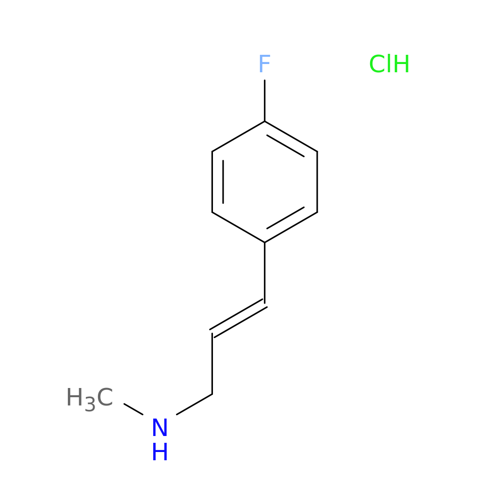 [(2E)-3-(4-fluorophenyl)prop-2-en-1-yl](methyl)amine hydrochloride