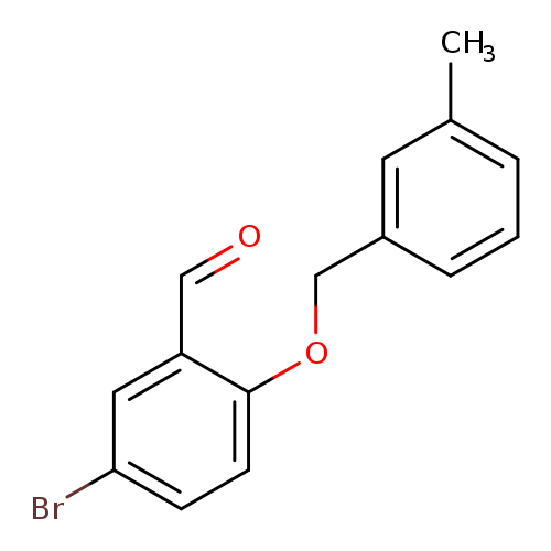 5-Bromo-2-[(3-methylbenzyl)oxy]benzaldehyde