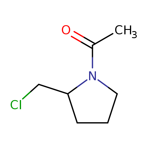 1-[2-(chloromethyl)pyrrolidin-1-yl]ethan-1-one
