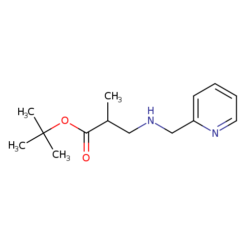 tert-butyl 2-methyl-3-{[(pyridin-2-yl)methyl]amino}propanoate