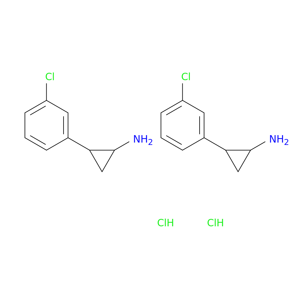 trans-2-(3-Chlorophenyl)cyclopropanamine Hydrochloride