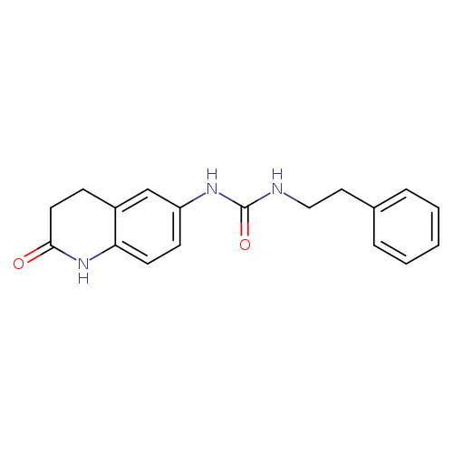 3-(2-oxo-1,2,3,4-tetrahydroquinolin-6-yl)-1-(2-phenylethyl)urea