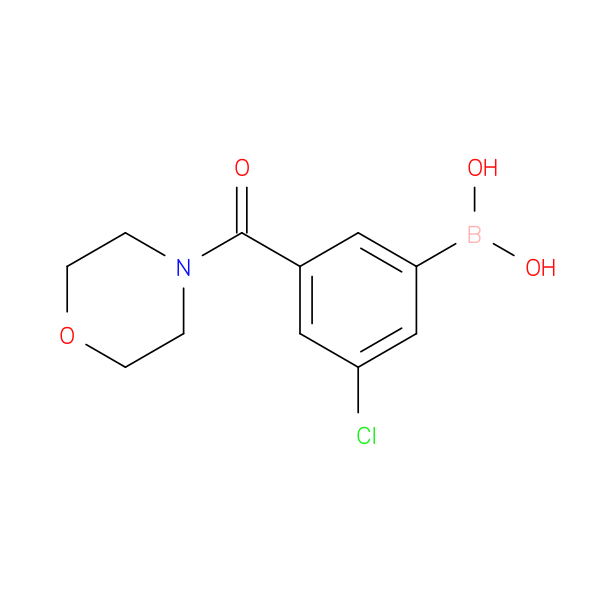 (3-Chloro-5-(morpholine-4-carbonyl)phenyl)boronic acid