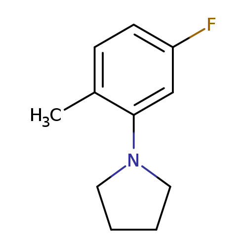 1-(5-Fluoro-2-methylphenyl)pyrrolidine