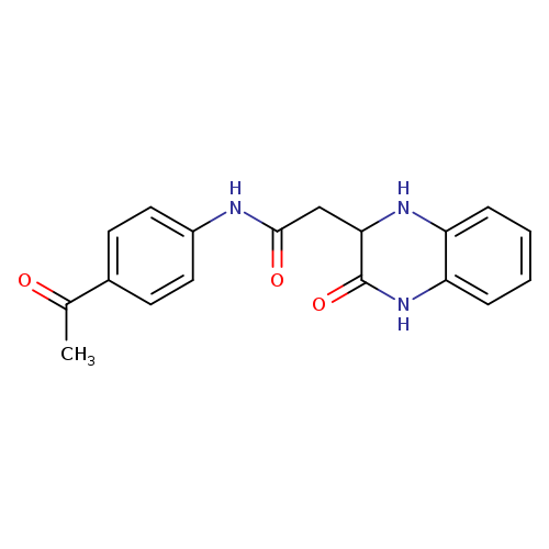 N-(4-acetylphenyl)-2-(3-oxo-1,2,3,4-tetrahydroquinoxalin-2-yl)acetamide