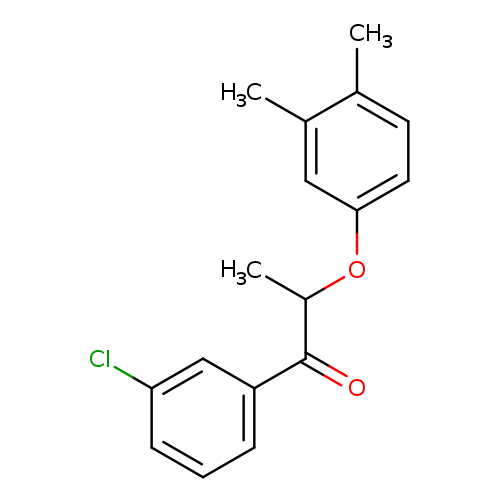 1-(3-chlorophenyl)-2-(3,4-dimethylphenoxy)-1-propanone