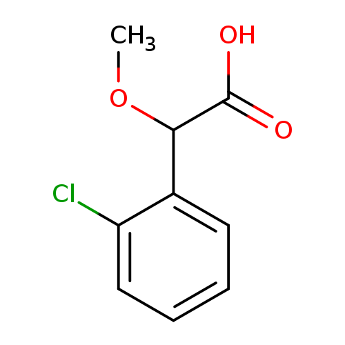 Benzeneacetic acid, 2-chloro-a-methoxy-