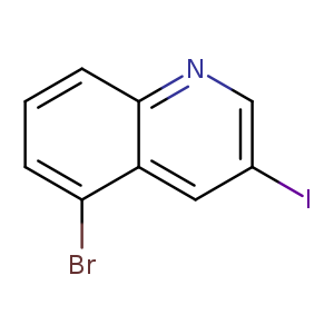 Quinoline, 5-bromo-3-iodo-
