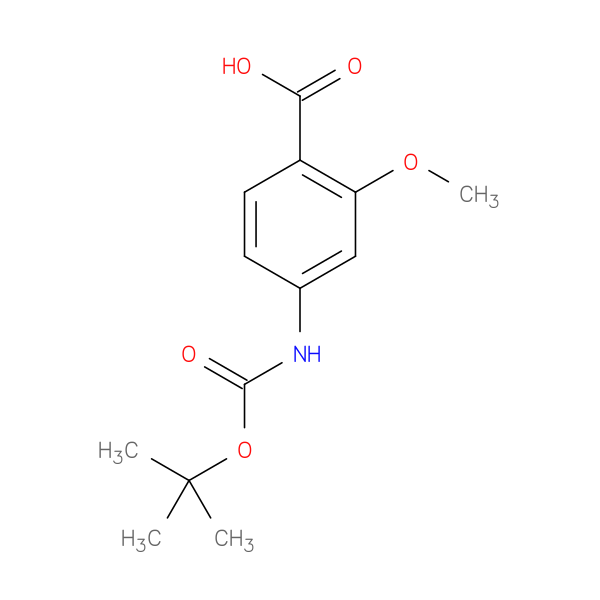 4-((tert-Butoxycarbonyl)amino)-2-methoxybenzoic acid