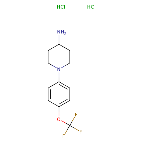 1-[4-(trifluoromethoxy)phenyl]piperidin-4-aminedihydrochloride