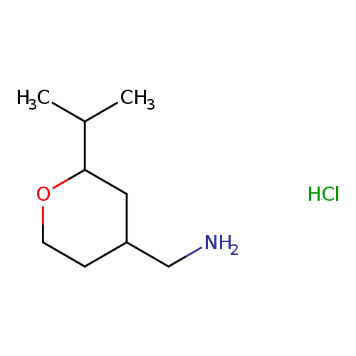 [2-(propan-2-yl)oxan-4-yl]methanamine hydrochloride