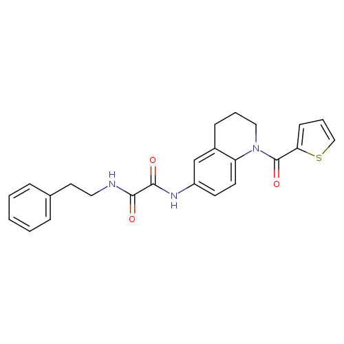 N'-(2-phenylethyl)-N-[1-(thiophene-2-carbonyl)-1,2,3,4-tetrahydroquinolin-6-yl]ethanediamide