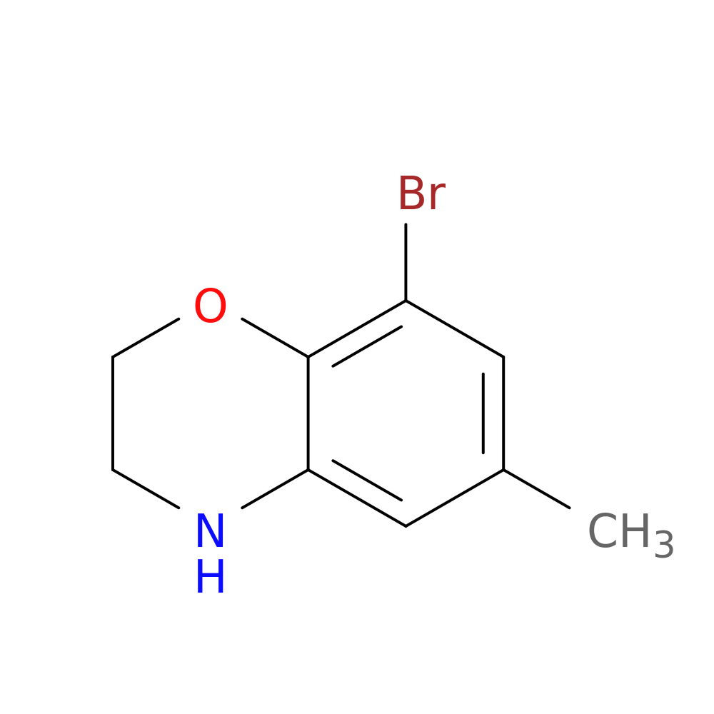 8-bromo-6-methyl-3,4-dihydro-2H-1,4-benzoxazine