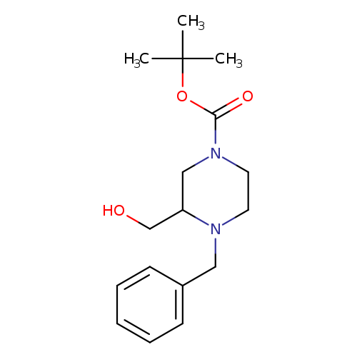 tert-Butyl 4-benzyl-3-(hydroxymethyl)piperazine-1-carboxylate