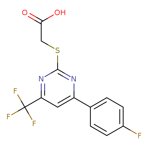 ([4-(4-Fluorophenyl)-6-(trifluoromethyl)pyrimidin-2-yl]thio)acetic acid