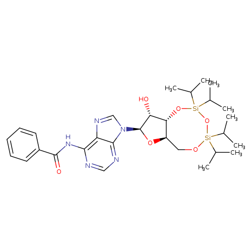 N-(9-((6aR,8R,9R,9aS)-9-Hydroxy-2,2,4,4-Tetraisopropyltetrahydro-6H-Furo[3,2-F][1,3,5,2,4]Trioxadisilocin-8-Yl)-9H-Purin-6-Yl)Benzamide