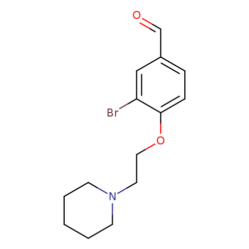 3-Bromo-4-[2-(piperidino)ethoxy]benzaldehyde