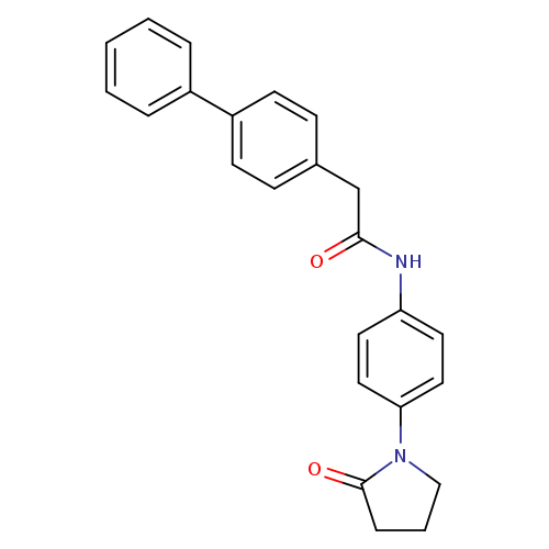 2-{[1,1'-biphenyl]-4-yl}-N-[4-(2-oxopyrrolidin-1-yl)phenyl]acetamide