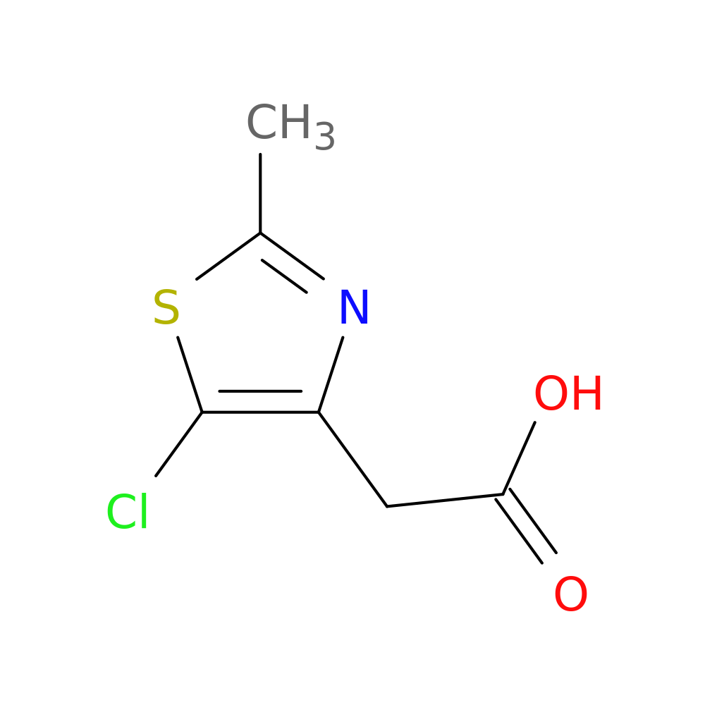 2-(5-chloro-2-methyl-1,3-thiazol-4-yl)acetic acid