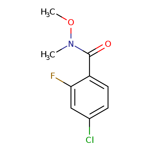 4-Chloro-2-fluoro-n-methoxy-n-methylbenzamide