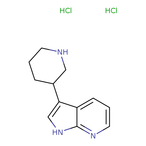3-{1H-pyrrolo[2,3-b]pyridin-3-yl}piperidine dihydrochloride