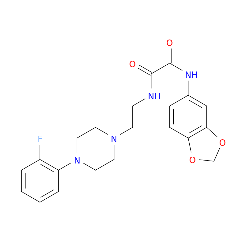 N-(2H-1,3-benzodioxol-5-yl)-N'-{2-[4-(2-fluorophenyl)piperazin-1-yl]ethyl}ethanediamide