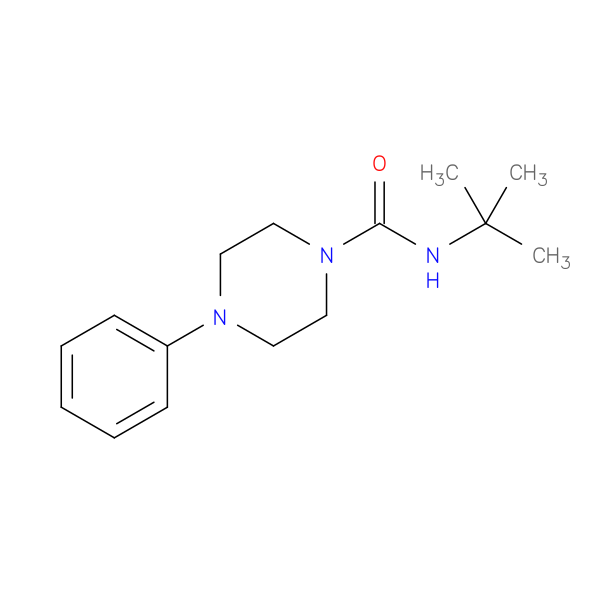 N-(tert-Butyl)(4-phenylpiperazinyl)formamide