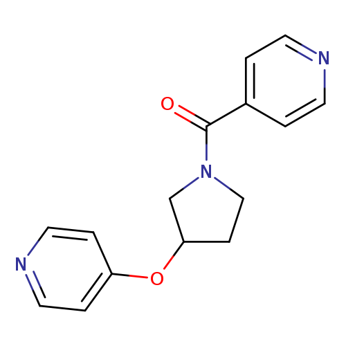 4-[3-(pyridin-4-yloxy)pyrrolidine-1-carbonyl]pyridine