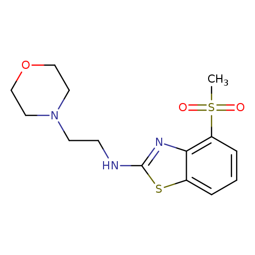 4-methanesulfonyl-N-[2-(morpholin-4-yl)ethyl]-1,3-benzothiazol-2-amine