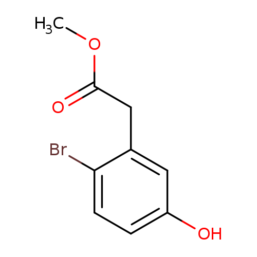 methyl2-(2-bromo-5-hydroxyphenyl)acetate