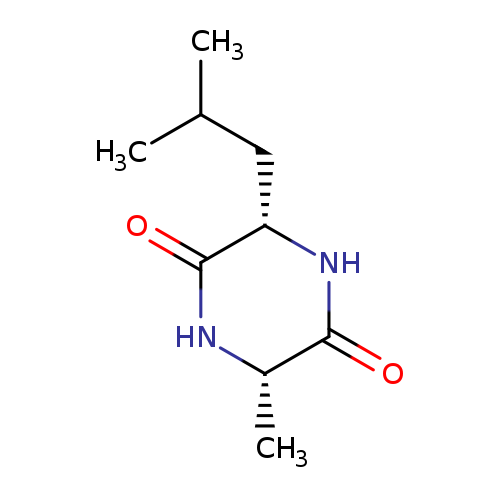 2,5-Piperazinedione, 3-methyl-6-(2-methylpropyl)-, (3S,6S)-