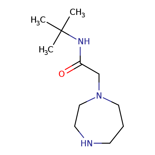 1H-1,4-Diazepine-1-acetamide, N-(1,1-dimethylethyl)hexahydro-