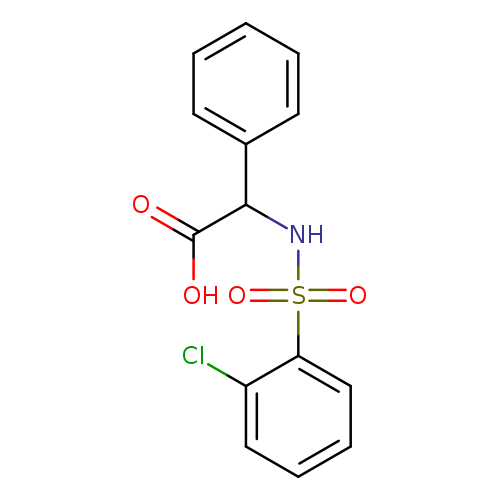 2-(2-Chlorophenylsulfonamido)-2-phenylacetic acid