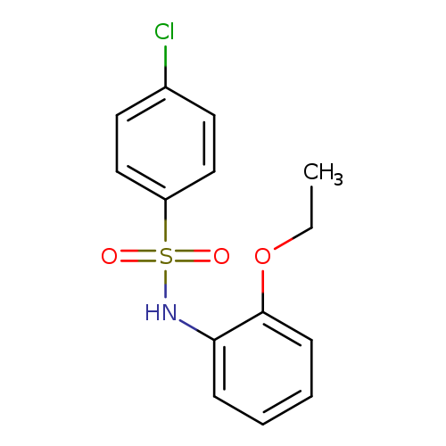 4-chloro-N-(2-ethoxyphenyl)benzene-1-sulfonamide