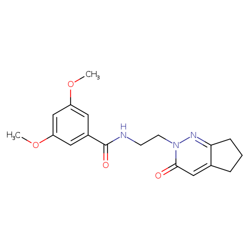 3,5-dimethoxy-N-(2-{3-oxo-2H,3H,5H,6H,7H-cyclopenta[c]pyridazin-2-yl}ethyl)benzamide