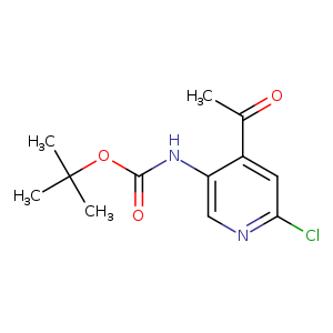 TERT-BUTYL N-(4-ACETYL-6-CHLOROPYRIDIN-3-YL)CARBAMATE