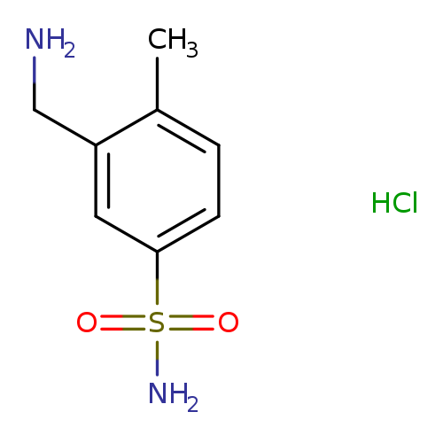 3-(aminomethyl)-4-methylbenzene-1-sulfonamidehydrochloride