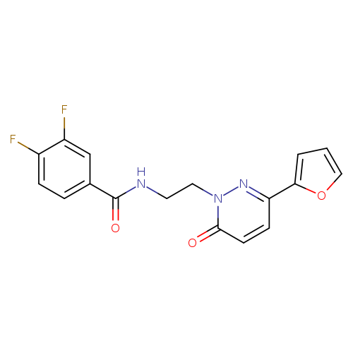 3,4-difluoro-N-{2-[3-(furan-2-yl)-6-oxo-1,6-dihydropyridazin-1-yl]ethyl}benzamide