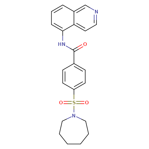 4-(azepane-1-sulfonyl)-N-(isoquinolin-5-yl)benzamide