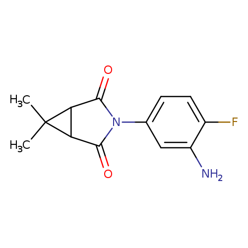 3-(3-amino-4-fluorophenyl)-6,6-dimethyl-3-azabicyclo[3.1.0]hexane-2,4-dione