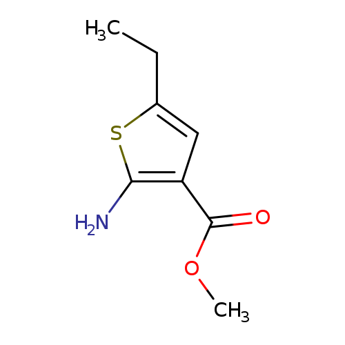 3-Thiophenecarboxylic acid, 2-amino-5-ethyl-, methyl ester