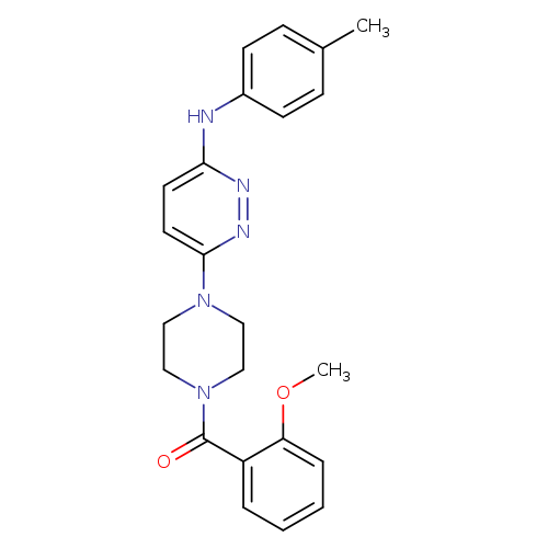 6-[4-(2-methoxybenzoyl)piperazin-1-yl]-N-(4-methylphenyl)pyridazin-3-amine