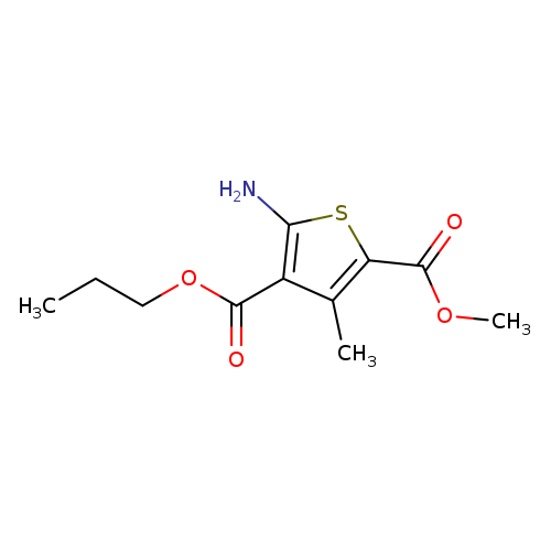 2-Methyl 4-propyl 5-amino-3-methylthiophene-2,4-dicarboxylate