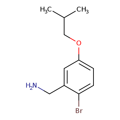 [2-Bromo-5-(2-methylpropoxy)phenyl]methanamine