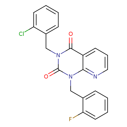 3-[(2-chlorophenyl)methyl]-1-[(2-fluorophenyl)methyl]-1H,2H,3H,4H-pyrido[2,3-d]pyrimidine-2,4-dione