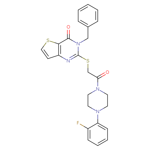 3-benzyl-2-({2-[4-(2-fluorophenyl)piperazin-1-yl]-2-oxoethyl}sulfanyl)-3H,4H-thieno[3,2-d]pyrimidin-4-one