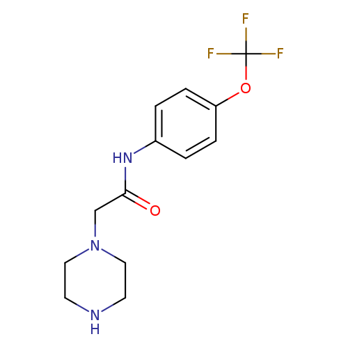2-(piperazin-1-yl)-N-[4-(trifluoromethoxy)phenyl]acetamide