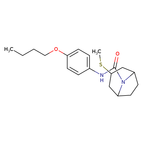 N-(4-butoxyphenyl)-3-(methylsulfanyl)-8-azabicyclo[3.2.1]octane-8-carboxamide