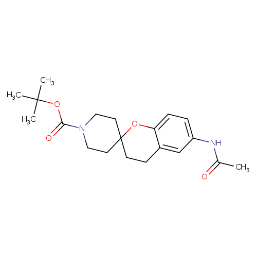 6-Acetylamino-2-spiro(n-boc-piperidine-4-yl)-benzopyran