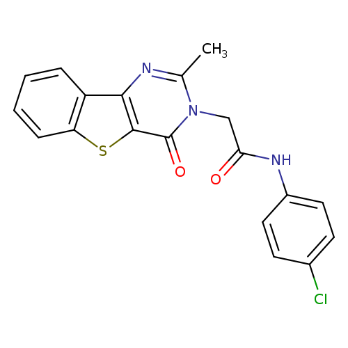 N-(4-chlorophenyl)-2-{4-methyl-6-oxo-8-thia-3,5-diazatricyclo[7.4.0.0^{2,7}]trideca-1(13),2(7),3,9,11-pentaen-5-yl}acetamide